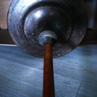 Vintage RARE 1920's brass model microphone floor stand Atlas Shure Electro Voice RCA image 11