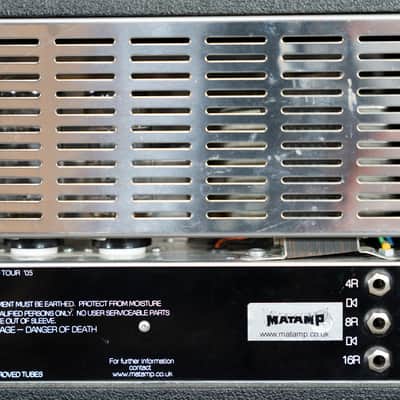 2005 Matamp GT100 - 100w EL34 - 1 of 2 in the world - Made for Wishbone Ash + signed by Andy Powell image 6