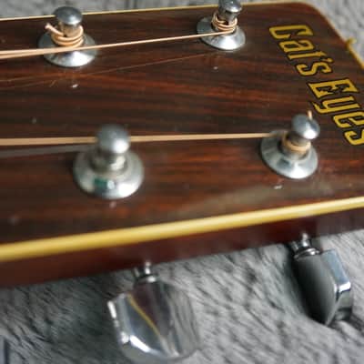 Tokai Cat's Eyes CE-200D Vintage MIJ Dreadnought Acoustic Guitar w/ Gig Bag image 22