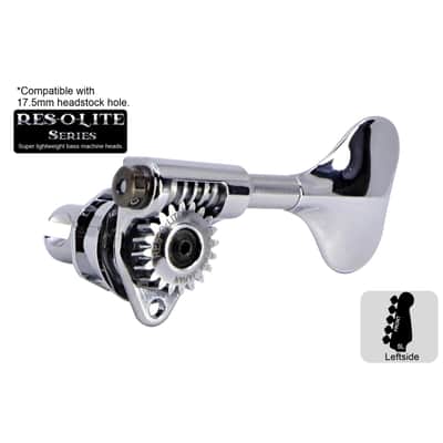 GOTOH GRL510M-12 Res-o-Lite Open Gear Bass Tuner Molded, Chrome, 5L image 1