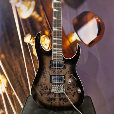 Ibanez GRG220PA1-BKB GiO E-Guitar 6-String, Transparent Brown Black Burst image 7