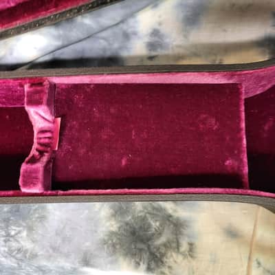 Vintage RARE 1970's Gibson Purple Black Hard Shell Guitar Case LGO LG1 LG2Others image 7