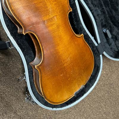 Used Copy of Antonius Stradivarius 3/4 Violin Made in Germany w/ Hard Case image 9