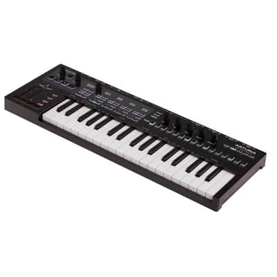 Arturia KeyStep Pro Chroma 37-Key Controller and Unparalleled 4-Track Sequencer and Keyboard with Blue LEDs and Stylish Knob Caps (Gray) image 2