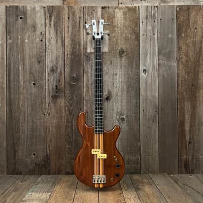Kramer DMZ 4001 1979ish - Natural Aluminum Neck Bass image 1