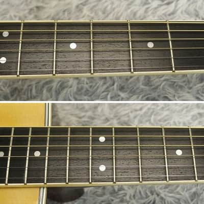 Vintage 1980's Yamaha FG-200D Orange Label Acoustic Guitar Made in Japan image 5
