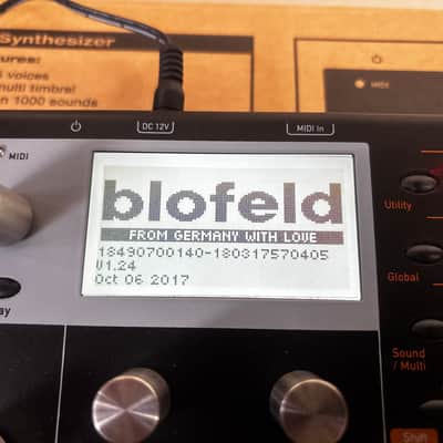 Waldorf Blofeld Desktop Synthesizer SHADOW EDITION w/ box image 5