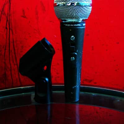 Vintage 1980's Realistic Highball / Radio Shack / Shure SM58 Handheld Cardioid Dynamic Microphone Low Z w accessories # 5 image 10