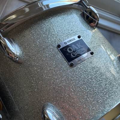 Yamaha Oak Custom Tom - 12x8 - Silver Sparkle - 2000’s image 6