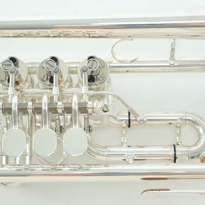 Yamaha Model YTR-938FFMS Custom Bb Rotary Trumpet SN 0086 DEMO MODEL image 6