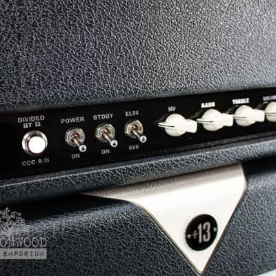 Divided by 13 CCC 9/15 Head - Black Bronco Tolex / Cream V image 13