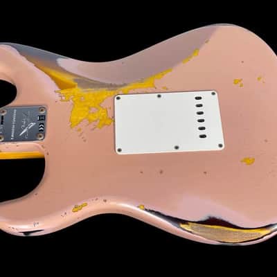 Fender Stratocaster 1956 Custom Shop Limited Heavy Relic Dirty Shell Pink over 2-Color Sunburst 2021 image 3