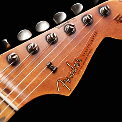 FENDER USA Custom Shop 56 Reissue Stratocaster LTD Super Heavy Relic " Ivory White + Maple" (2023) image 13