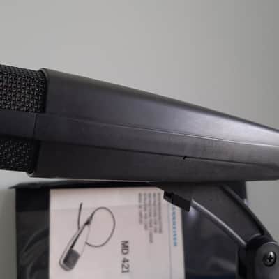 Sennheiser MD 421-U Cardioid Dynamic Microphone 1960s - 1990s - Black image 6