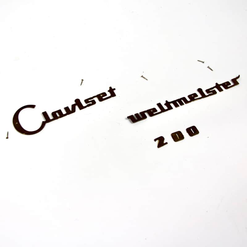 Weltmeister Claviset 200 - original logo with nails - image 1
