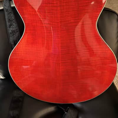 Eastman T486-RD Thinline Archtop Double Cutaway 2010s - Red image 4