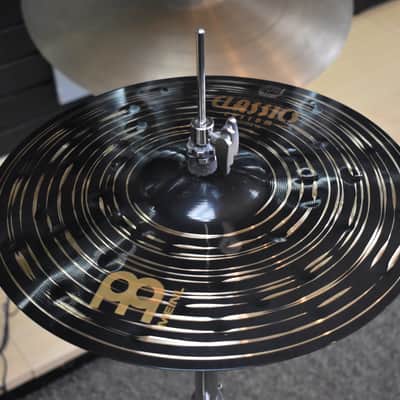 Meinl Classics Custom Dark 14" Hi-hat Cymbal Pair image 2