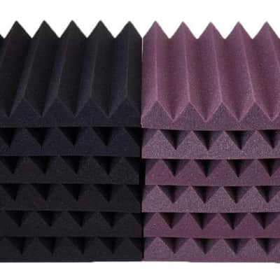 Acoustic Foam Panels (48 Pack) 2" X 12" X 12" Soundproof Fireproof Studio Wall Padding image 4