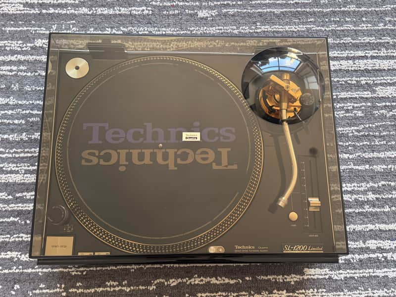 Technics SL-1200LTD Gold Limited Edition Direct Drive Turntable No 2856