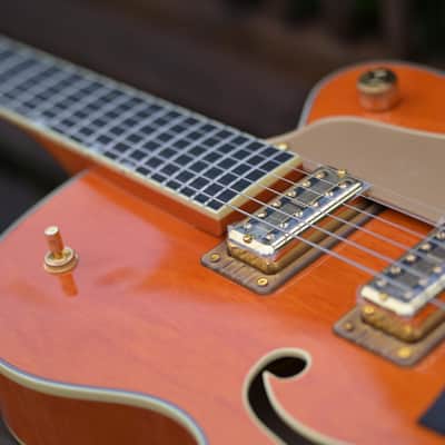 Gretsch Synchromatic Nashville Hollow Body Single-Cut with Bigsby - 50's Orange Stain image 8