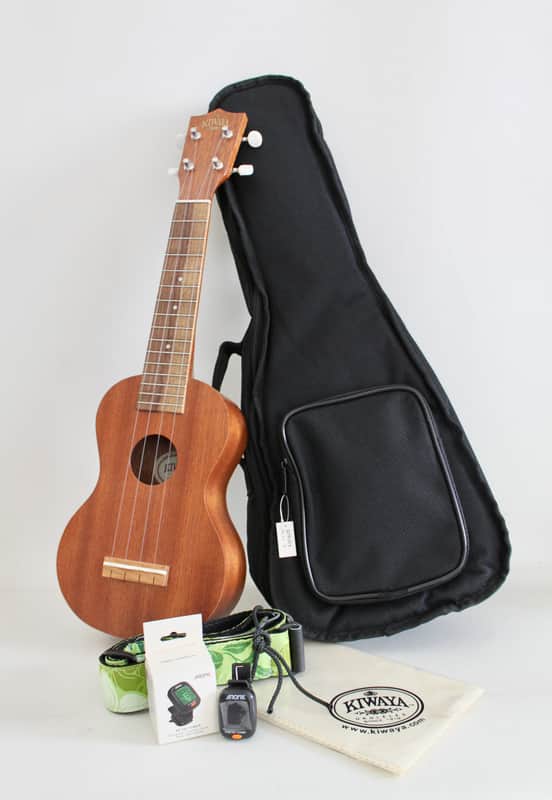 Kiwaya Brand Eco Series KS-1G Soprano Ukulele W Heavy Padded Gig Bag image 1