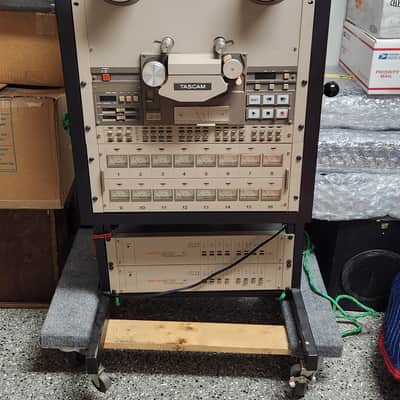 Vintage 1980s TASCAM MS-16 1" 16-Track Reel to Reel Tape Recorder w/ 2 DX-8DS Noise Reduction Systems - Fully Restored in 2019!! image 1