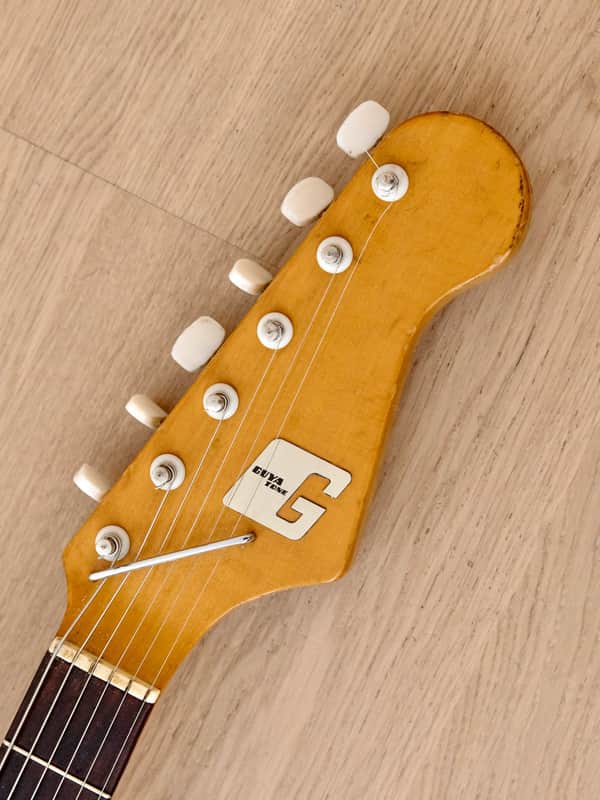 1960s Guyatone LG-100T Vintage 3 Pickup Electric Guitar Sunburst