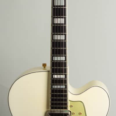 Gretsch Model 6199 Sal Salvador Arch Top Hollow Body Electric Guitar (1961), ser. #43220, black tolex hard shell case. image 8