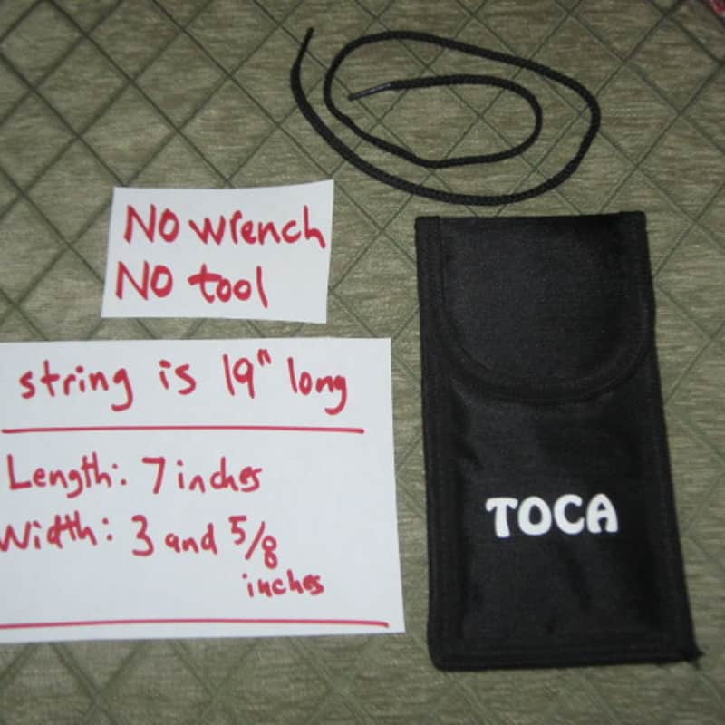 2010s Toca POUCH for Conga Bongo Timbale Tuning Wrench (NO ins…