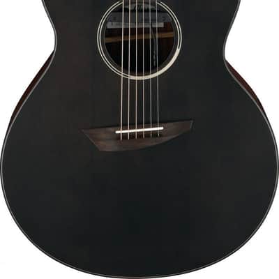 Ibanez JGM5-BSN Jon Gomm Signature Acoustic Guitar 6-String - Black Satin Top / Natural High Gloss Back and Sides + Gig image 1