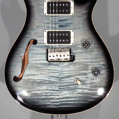 PRS CE 24 Semi-Hollow 2025 - Faded Blue Smokeburst w/Gig Bag image 2