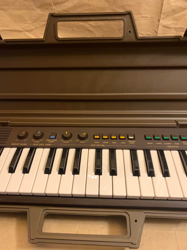 Yamaha PortaSound PS-2 1980s Chocolate Brown MINT with original