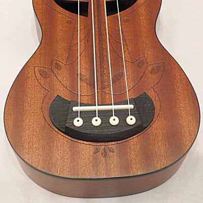 Stagg Tiki series soprano ukulele with sapele top and Gig Bag 2018 AH Finish image 2