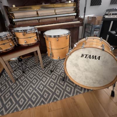 Tama Star Maple 22 inch 4 Piece Shell Pack in Curly Gloss Maple (RCGM). 2022. image 2