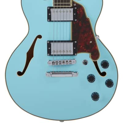 D'Angelico Premier Mini DC - Sky Blue (DAPMINIDCSKBCS) image 5