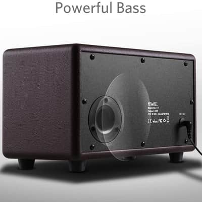 Vintage Bluetooth Speaker, Bass Enhanced Technology, Retro Look Portable Speaker image 3