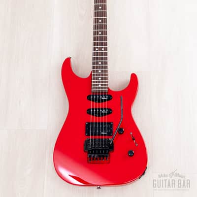 1990 Charvel by Jackson DK-065-SSH Vintage Superstrat Red w/ Floyd Rose, Model 3 Japan image 2