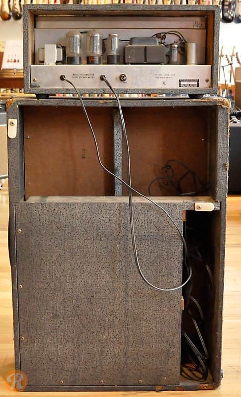 Silvertone Model 1483 23-Watt 1x15 Bass / Guitar Piggyback image 4
