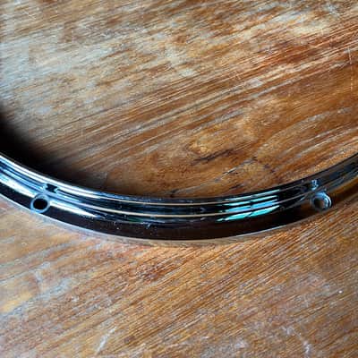 Ludwig No. 4160 16" Twin Channel Die-Cast 8-Lug Hoop 1980 - 1983 - Chrome image 8