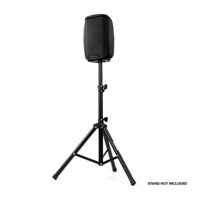 Gemini Sound AS-2108BT Active 8" Inch Woofer 500W Watt DJ Monitor Powered Amplified PA Speakers System With Bluetooth Bundle with Auray SS-4420 Steel Speaker Stand and XLR Cable image 8