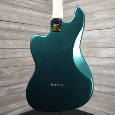 Squier by Fender Paranormal Rascal HH Bass - Sherwood Green (0414-SR) image 6