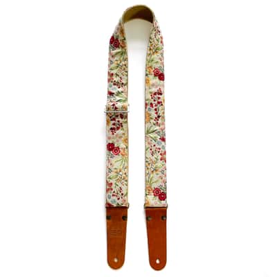 Denmark Street Straps Deluxe Guitar Strap - English Country Garden image 2