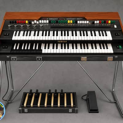 Yamaha YC45d ✅ Ultimate Rare Vintage Combo Organ from the '70s ✅ MINT Collector's Condition ✅ Complete Set with Pedals, Bass Pedals, Lid & Original Legs ✅ Fully Serviced ✅ Worldwide FREE Shipping!! image 7