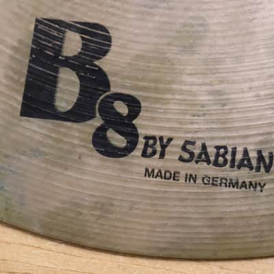 Sabian 14" B8 Hi-Hat Cymbals Vintage 1980's image 4