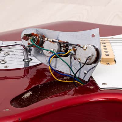 1986 Fender Jaguar '62 Vintage Reissue JG66-75 Candy Apple Red First-Year, Japan MIJ Fujigen image 19