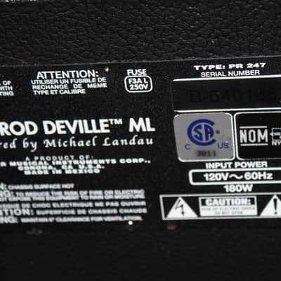 Fender Hot Rod Deville ML 212 - Michael Landeau (Like New) image 11