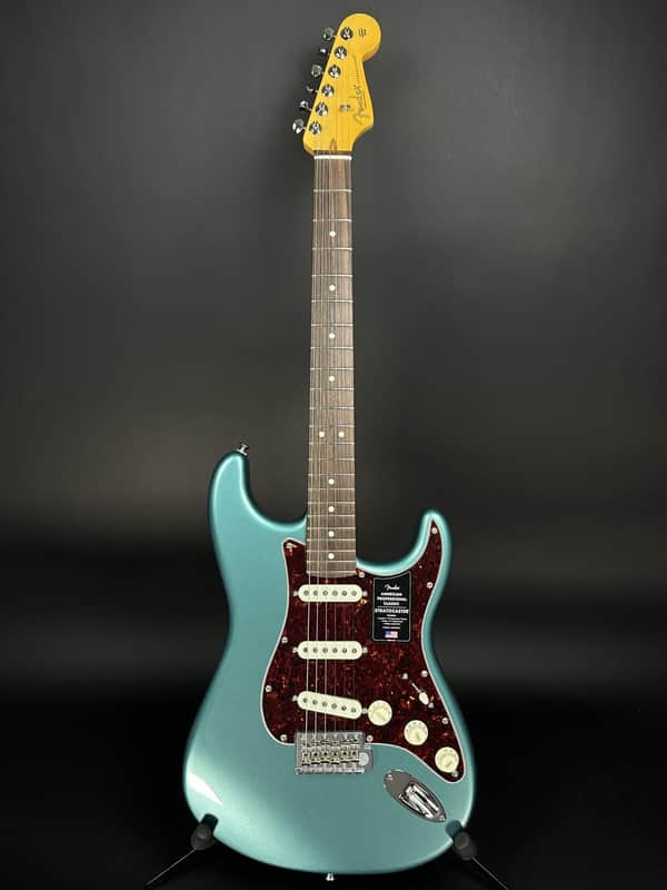 Fender American Professional Classic Stratocaster - Faded Sherwood Green Metallic image 1