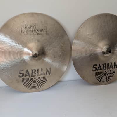 Sabian 14" HH Hand Hammered Regular Hi-Hat Cymbals (Pair) 1992 - 1998 - Natural image 2