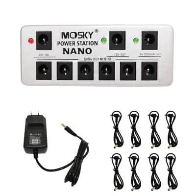 Mosky NANO Power Supply 8 Outputs for 9V 12V Effect Pedal,price include the import duty for US buyer image 5