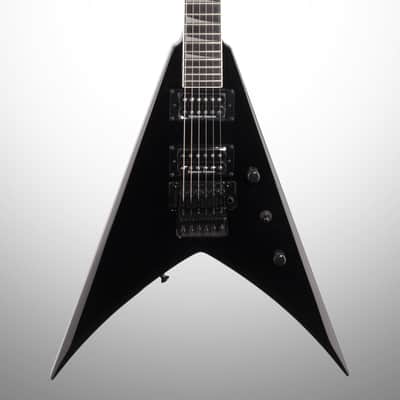 Jackson Pro King V KV Electric Guitar, with Ebony Fingerboard, Deep Black, Open Box (Very Good)